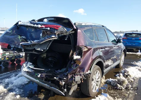 2018 Toyota Rav4 Limited z USA, uszkodzony, nr VIN 2T3DFREV5JW831760